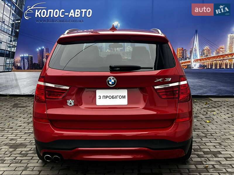 Внедорожник / Кроссовер BMW X3 2016 в Черкассах