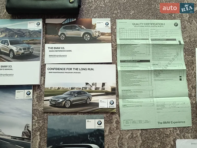 Позашляховик / Кросовер BMW X3 2012 в Запоріжжі документ