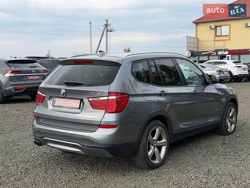 Внедорожник / Кроссовер BMW X3 2016 в Луцке