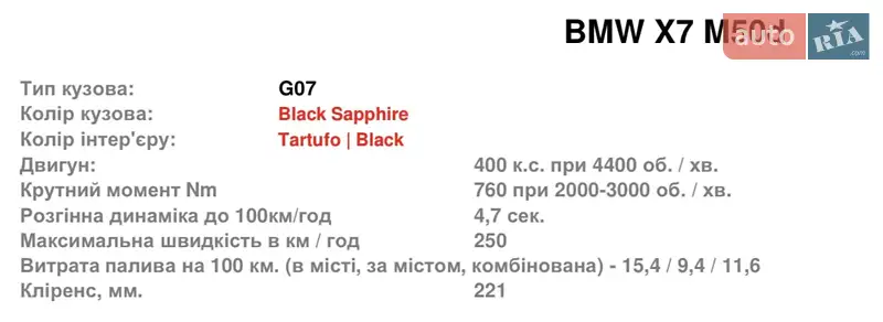 Внедорожник / Кроссовер BMW X7 2020 в Харькове документ 3 фото Внедорожник / Кроссовер BMW X7 2020 в Харькове документ