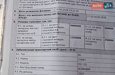 Хэтчбек Chery QQ 2007 в Львове
