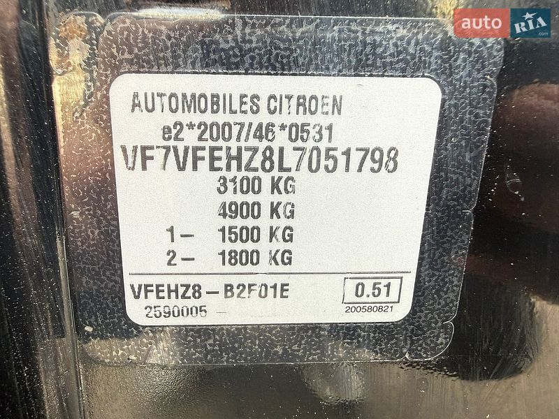 Грузовой фургон Citroen Jumpy 2020 в Луцке