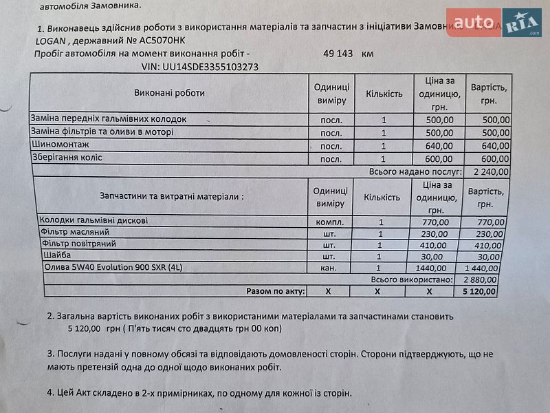 Седан Dacia Logan 2016 в Луцке