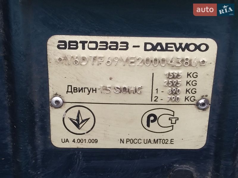 Седан Daewoo Lanos 2002 в Ольшанке фото 6 Седан Daewoo Lanos 2002 в Ольшанке