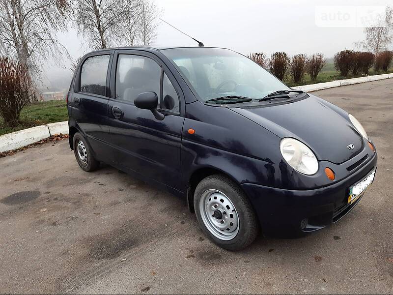 Характеристики Daewoo Matiz