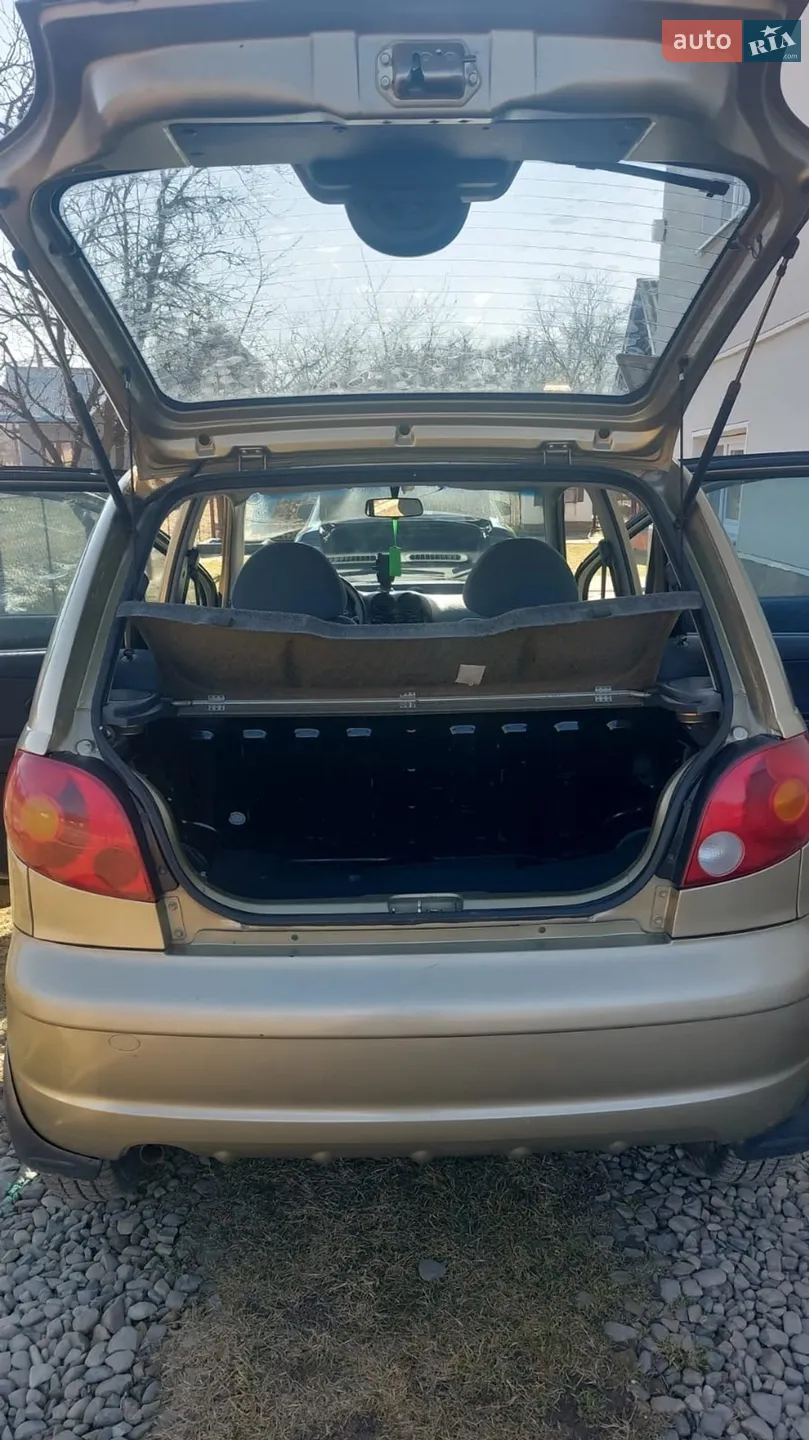 Daewoo Matiz 2006 VIN XWB4A11BV6A079182 фото оголошення 9 з 11