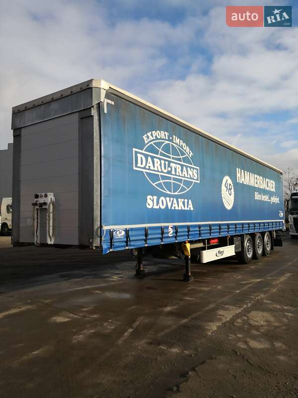 Тентований борт (штора) - напівпричіп Fliegl SDS 350