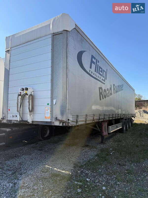 Тентованный борт (штора) - полуприцеп Fliegl SDS 400C