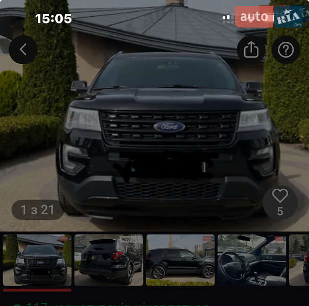 Позашляховик / Кросовер Ford Explorer 2017 в Львові