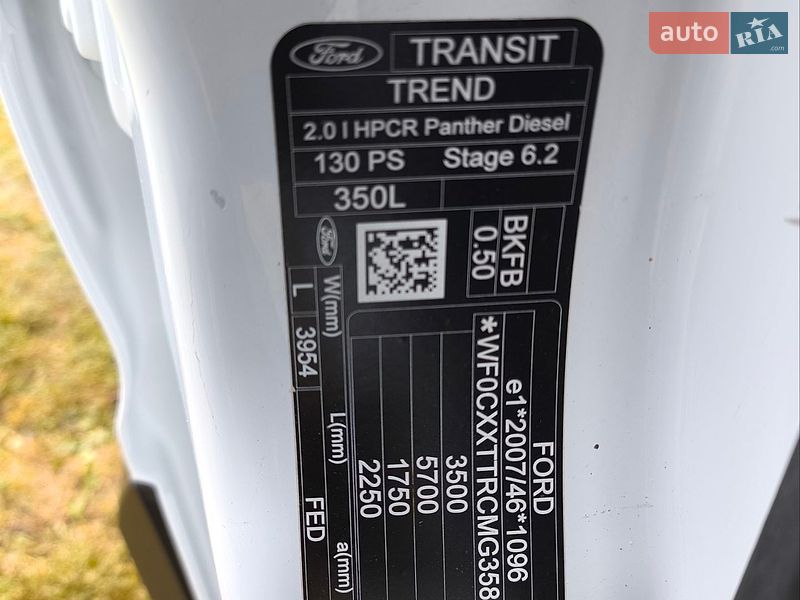 Борт Ford Transit 2021 в Виннице