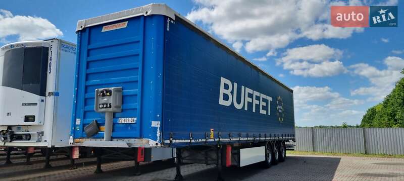 Тентований борт (штора) - напівпричіп Fruehauf SAF