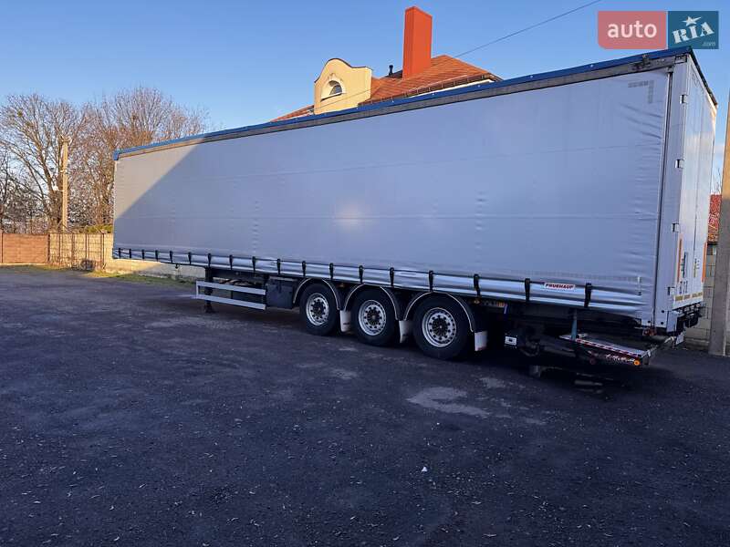 Тентований борт (штора) - напівпричіп Fruehauf SAF