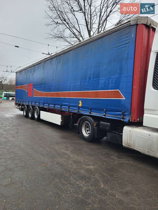 Тентованный борт (штора) - полуприцеп Fruehauf T34