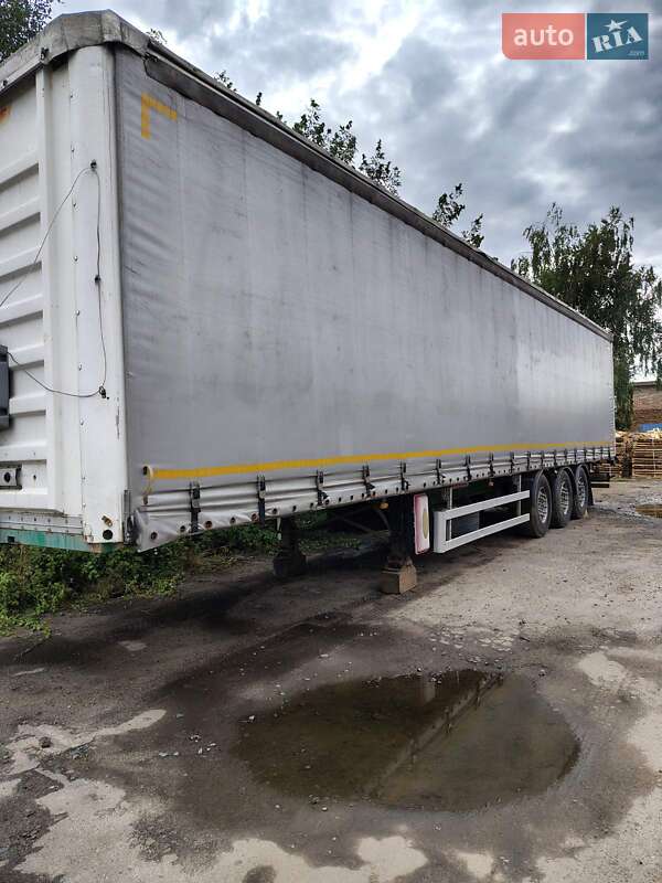 Тентованный борт (штора) - полуприцеп Fruehauf TF34