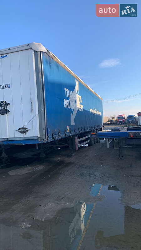 Тентованный борт (штора) - полуприцеп Fruehauf TX 34C