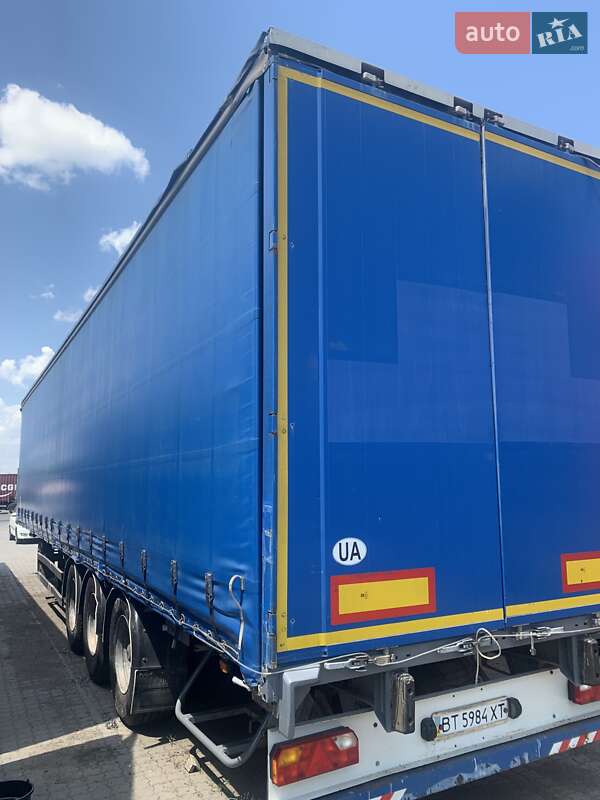 Тентований борт (штора) - напівпричіп General Trailers TF