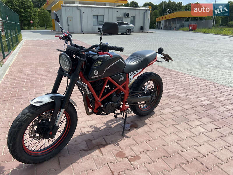 Мотоцикл Без обтікачів (Naked bike) Geon Scrambler 250