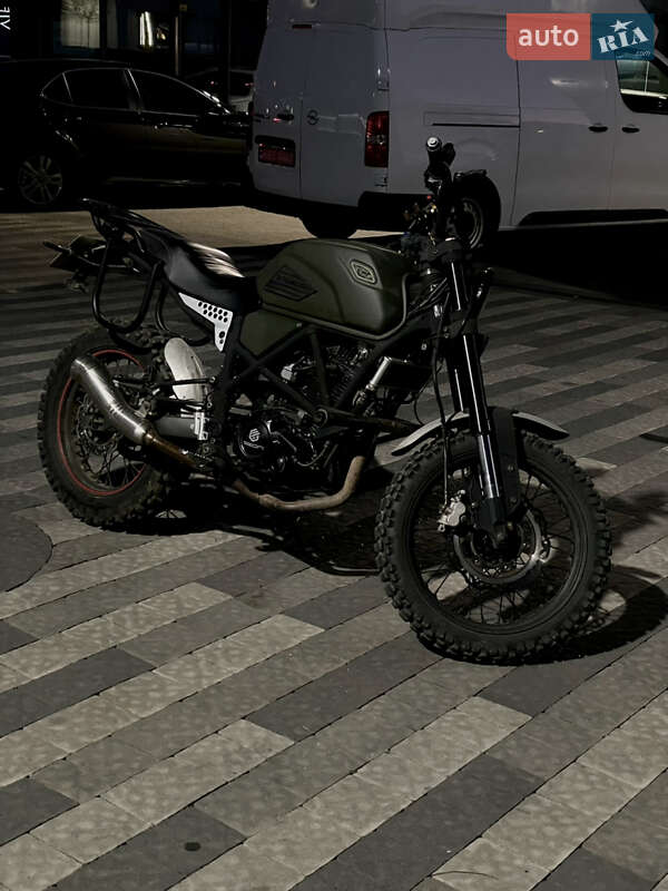 Мотоцикл Без обтікачів (Naked bike) Geon Scrambler