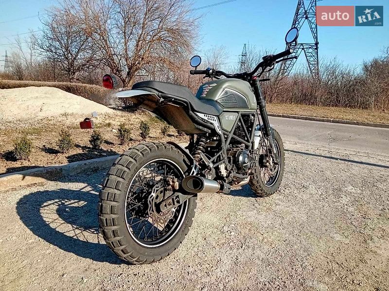 Мотоцикл Без обтекателей (Naked bike) Geon Scrambler