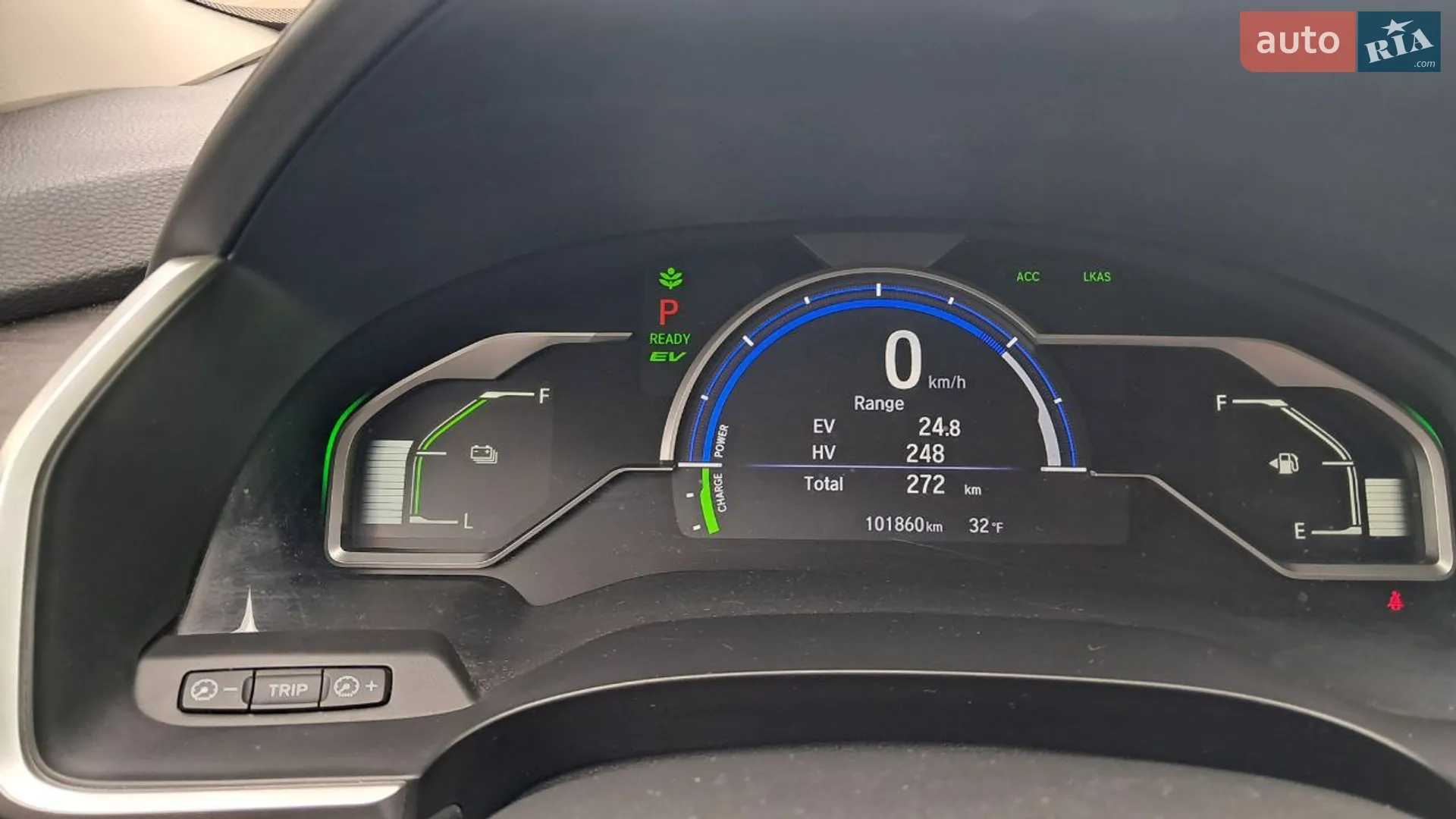 Honda Clarity 2019 VIN JHMZC5F38KC002415 фото оголошення 15 з 16