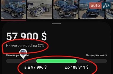Позашляховик / Кросовер Jaguar F-Pace 2024 в Чернігові