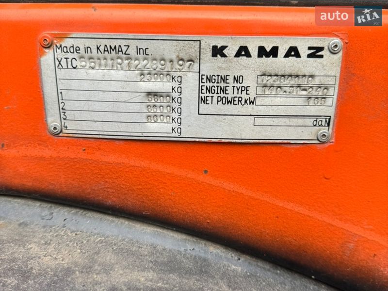 Автокран КамАЗ 55111 2007 в Кривом Роге