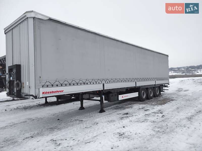 Тентований борт (штора) - напівпричіп Kassbohrer XS