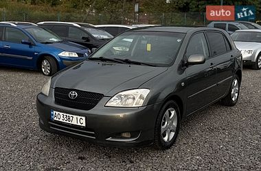 Характеристики Toyota Corolla Хетчбек