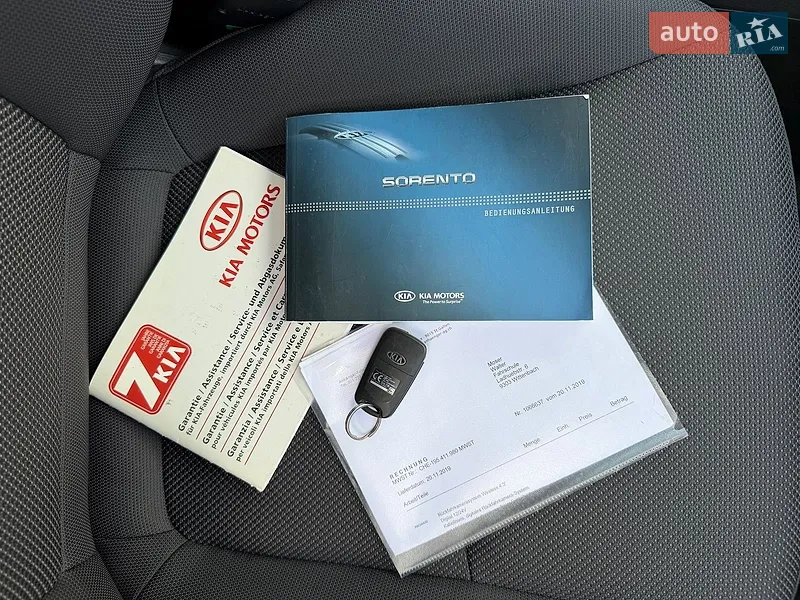 Внедорожник / Кроссовер Kia Sorento 2010 в Луцке документ