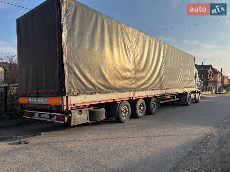 Тентованный борт (штора) - полуприцеп Kogel BDF