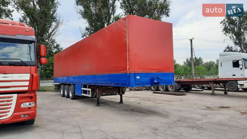 Тентованный борт (штора) - полуприцеп Kogel BPW