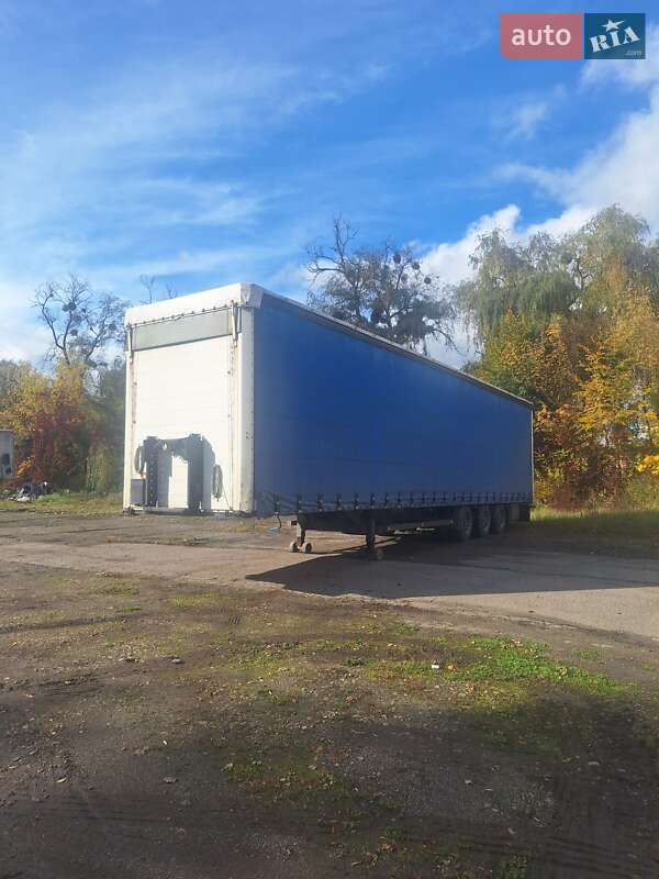 Тентованный борт (штора) - полуприцеп Kogel S