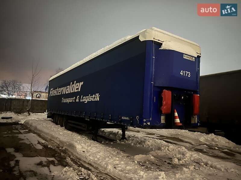 Тентованный борт (штора) - прицеп Kogel SN 24