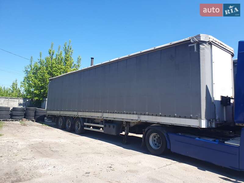 Тентованный борт (штора) - полуприцеп Kogel SN