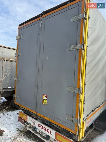 Тентованный борт (штора) - полуприцеп Kogel SP 24