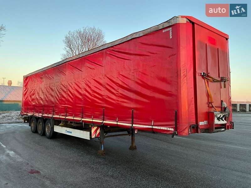 Тентований борт (штора) - напівпричіп Krone Box Liner