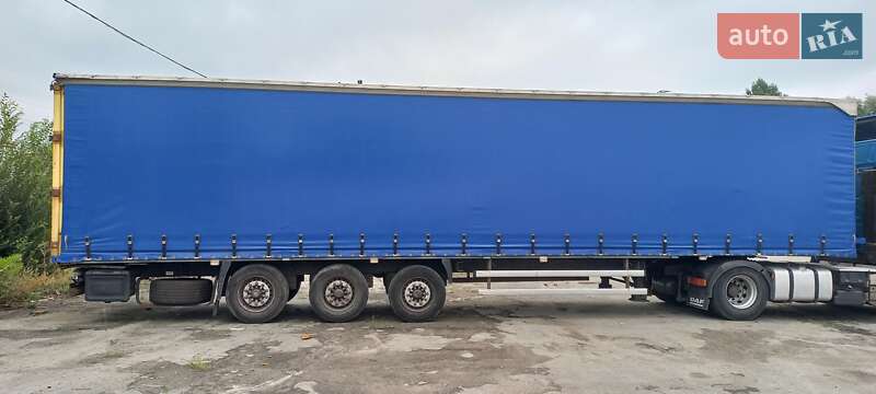 Тентований борт (штора) - напівпричіп Krone BPW