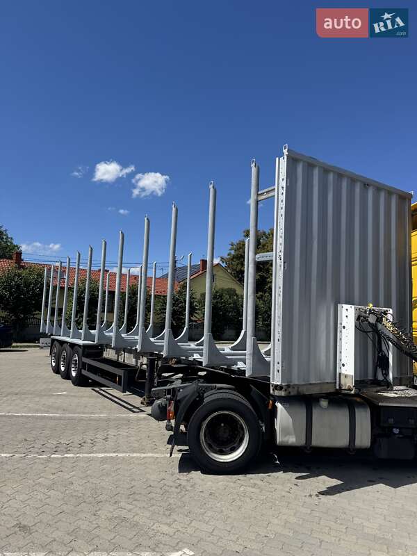 Лісовоз / Сортиментовоз - напівпричіп Krone SAF