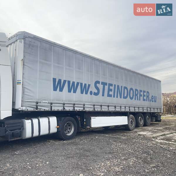 Тентований борт (штора) - прицеп Krone SAF