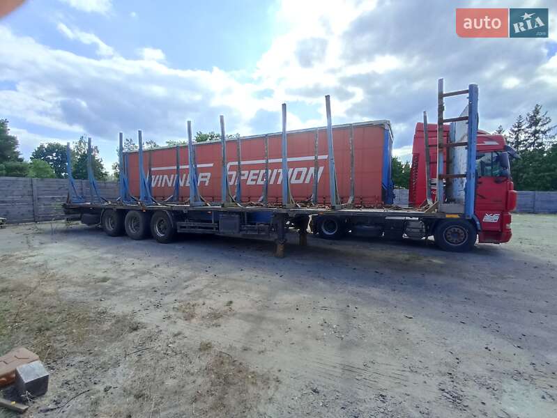 Лісовоз / Сортиментовоз - напівпричіп Krone SD 27