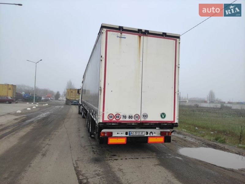 Тентованный борт (штора) - полуприцеп Krone SD 27 2011 в Одессе