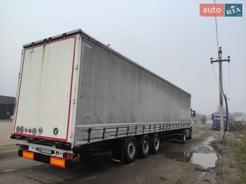Тентованный борт (штора) - полуприцеп Krone SD 27 2011 в Одессе