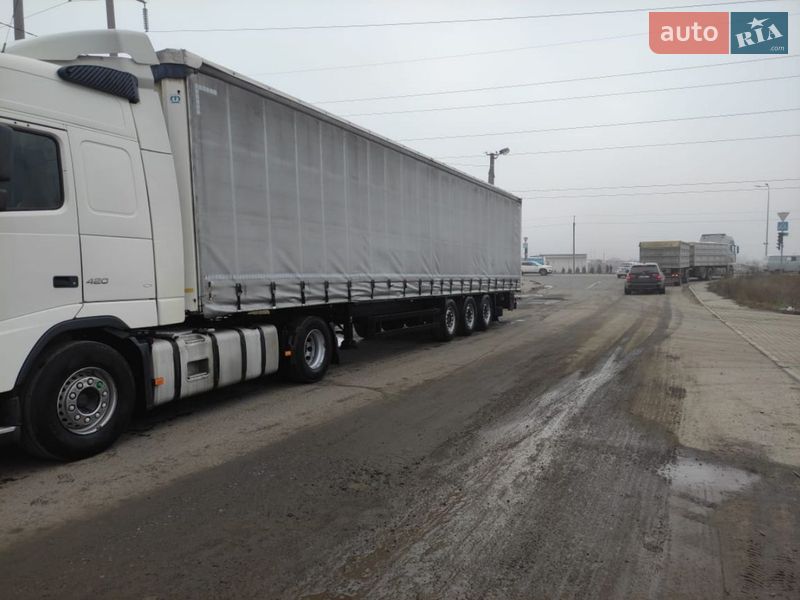 Тентованный борт (штора) - полуприцеп Krone SD 27 2011 в Одессе