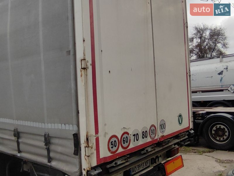 Тентованный борт (штора) - полуприцеп Krone SD 27 2011 в Одессе