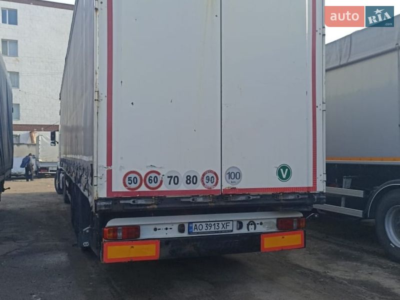 Тентованный борт (штора) - полуприцеп Krone SD 27 2011 в Одессе