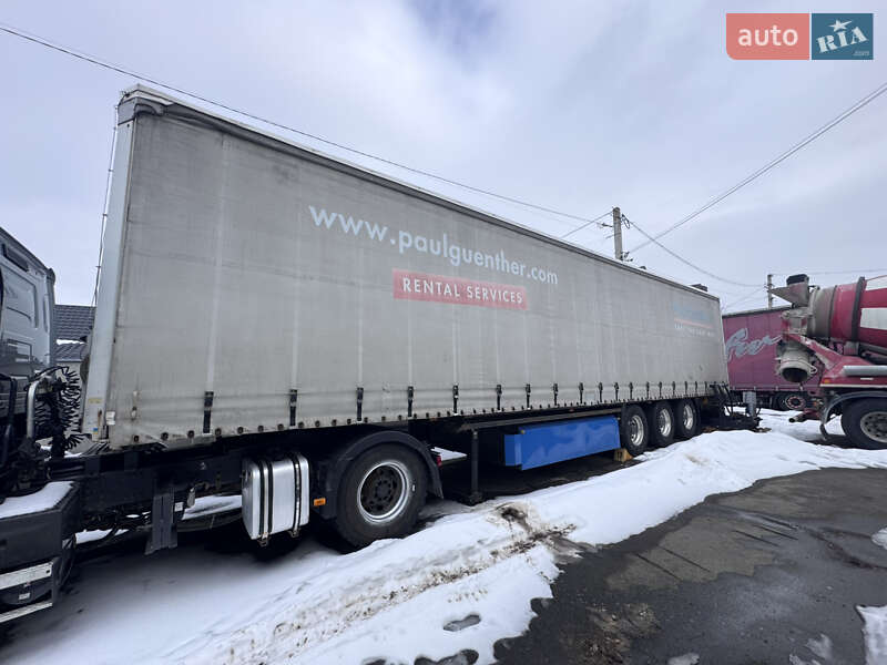 Тентованный борт (штора) - полуприцеп Krone SD 2008 в Дубно Тентованный борт (штора) - полуприцеп Krone SD 2008 в Дубно