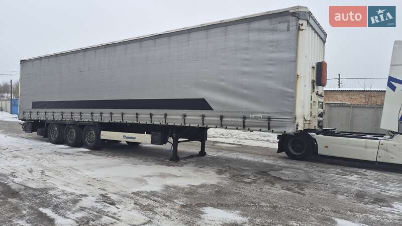 Тентованный борт (штора) - полуприцеп Krone SDC