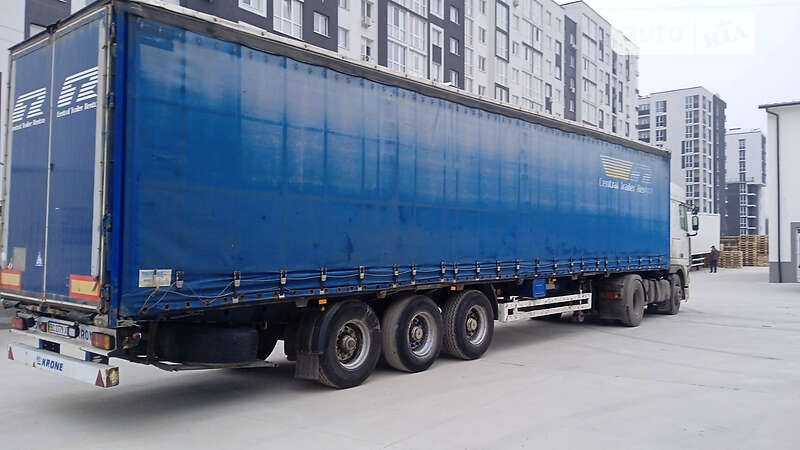 Тентований борт (штора) - напівпричіп Krone SDP 24