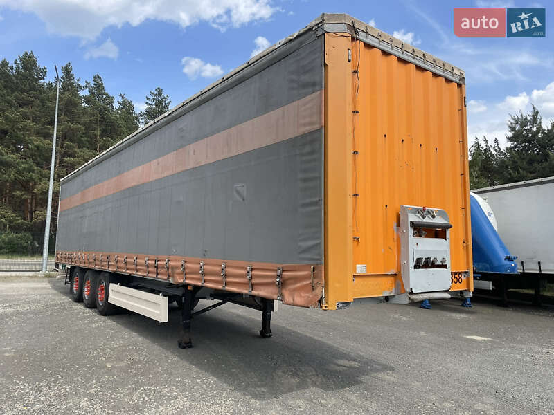 Тентований борт (штора) - прицеп Krone SDP 27