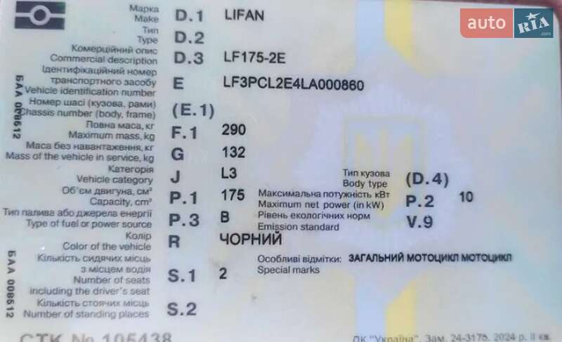 Мопеды Lifan LF 175-2E
